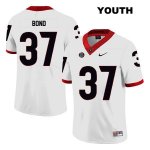 Youth Georgia Bulldogs NCAA #37 Patrick Bond Nike Stitched White Legend Authentic College Football Jersey VLY6154KN